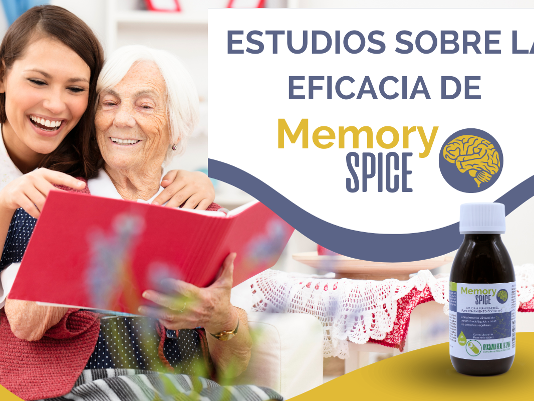 Estudios sobre la eficacia del complemento alimenticio para la memoria Memory Spice